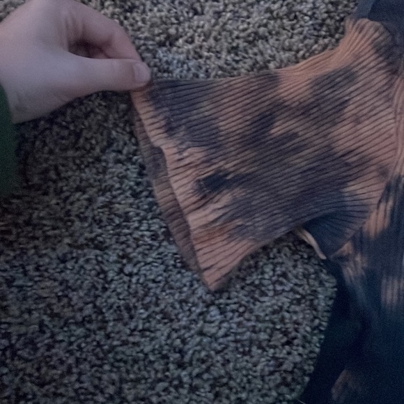 Brown black crop top - Picture 3 of 4